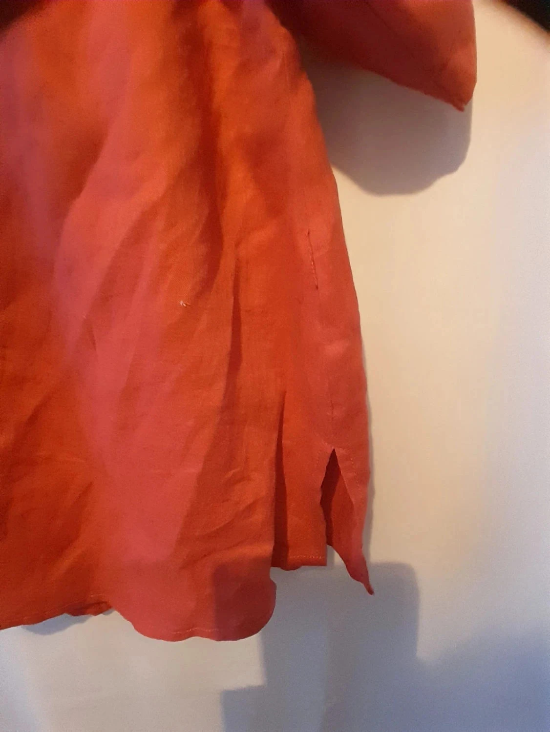 Blouse, chemisier van 100% linnen, kleur Rood, Maat 50, Merk Armand Thiery – photo 4